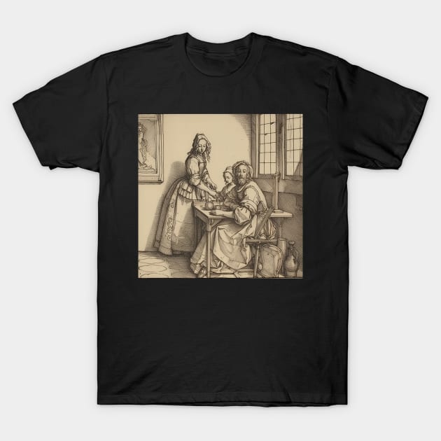 Johannes Vermeer T-Shirt by ComicsFactory